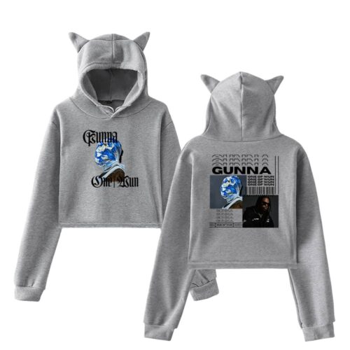 Gunna Cropped Hoodie #3